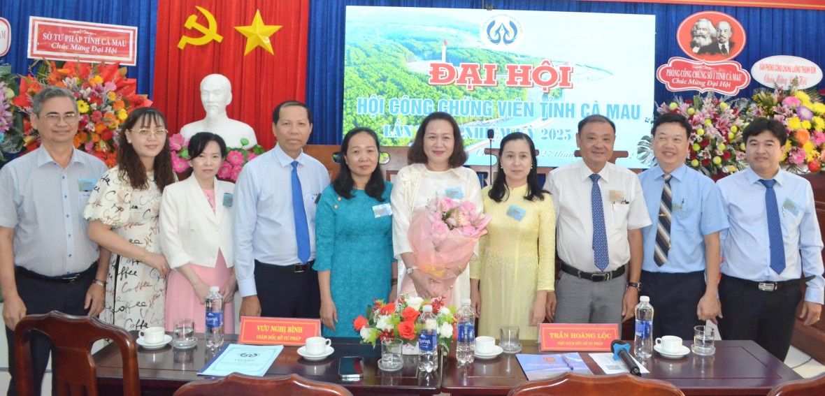 Dấu mốc mới cho tổ chức nghề nghiệp Công chứng ở Cà Mau sau hợp nhất