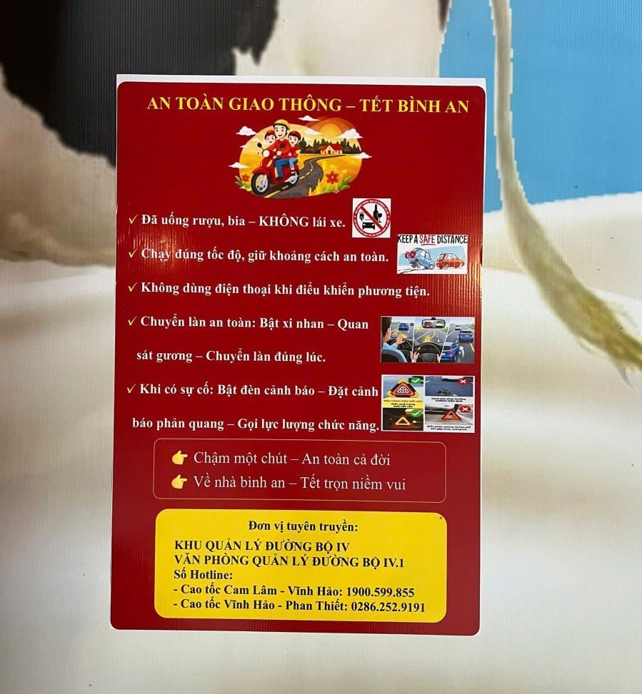 Đẩy mạnh tuyên truyền an toàn giao thông tại trạm dừng nghỉ, các tuyến cao tốc dịp cao điểm Tết Nguyên đán 2026