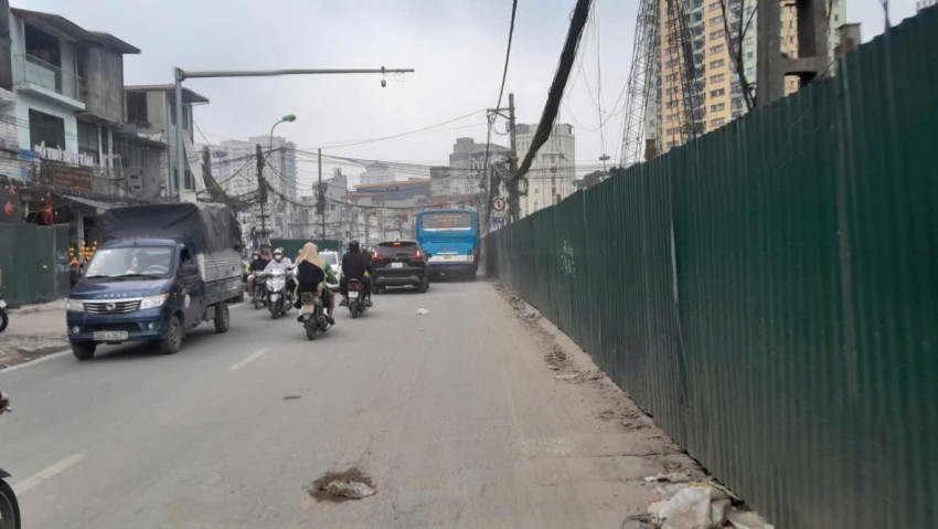 Hình ảnh Dự án Vành đai 1, đoạn Hoàng Cầu - Voi Phục sau gần 3 tháng giải phóng mặt bằng