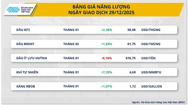 Thị trường hàng hoá: Giá dầu bật tăng, bạch kim lao dốc, MXV-Index mất 1,4% - Ảnh 1