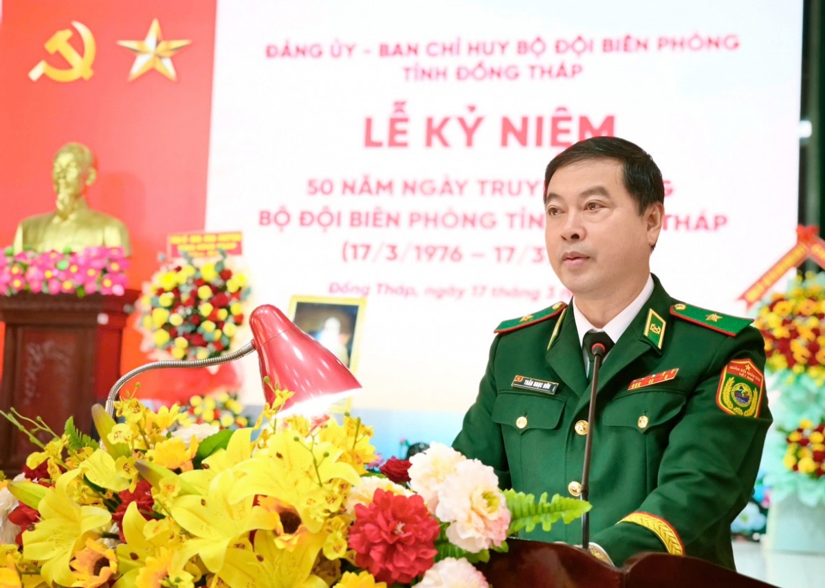 Long trọng Lễ Kỷ niệm 50 năm Ngày truyền thống Bộ đội Biên phòng tỉnh Đồng Tháp