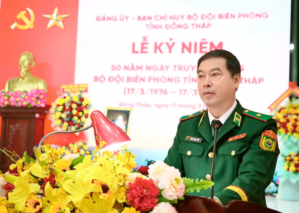 Long trọng Lễ Kỷ niệm 50 năm Ngày truyền thống Bộ đội Biên phòng tỉnh Đồng Tháp Long trọng Lễ Kỷ niệm 50 năm Ngày truyền thống Bộ đội Biên phòng tỉnh Đồng Tháp