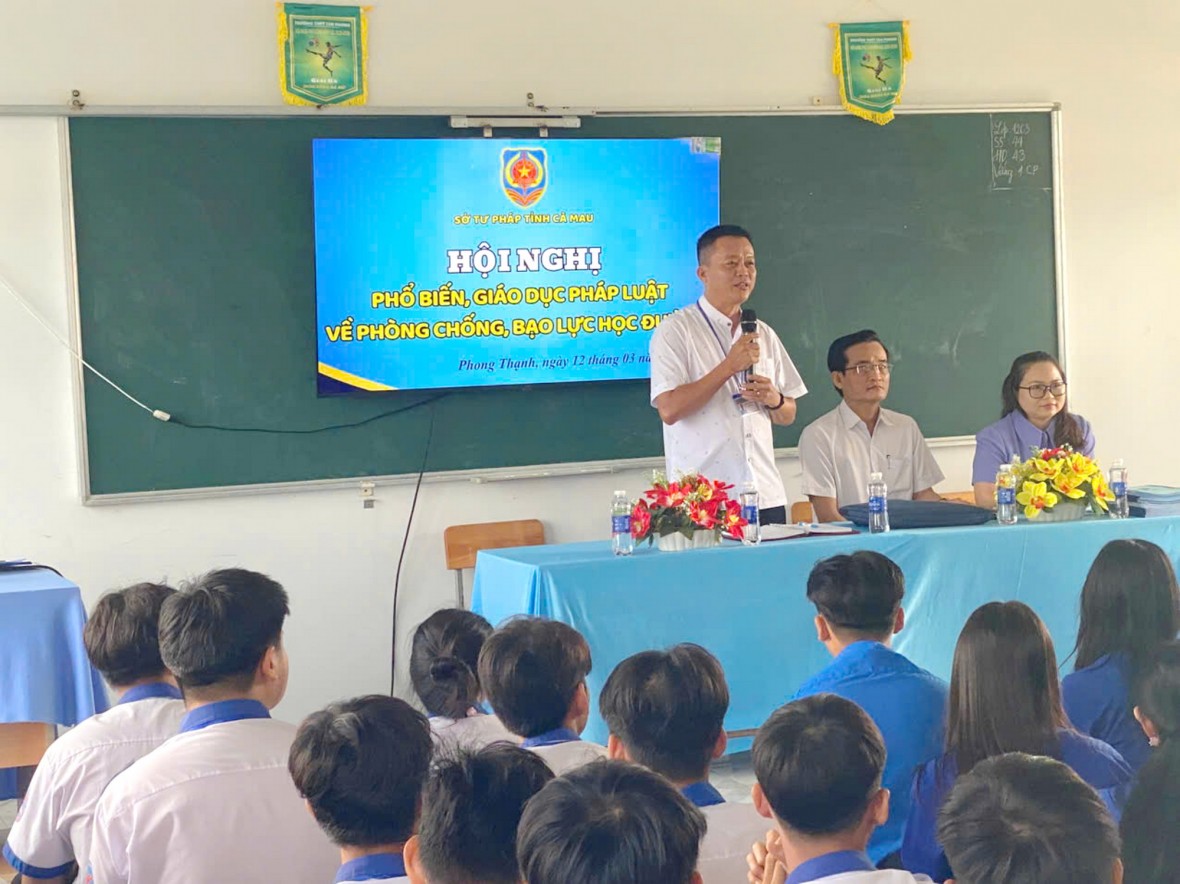 Cà Mau: Lan tỏa nhận thức, xây dựng môi trường học đường an toàn