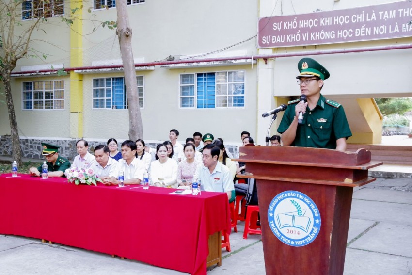 BĐBP Cần Thơ tuyên truyền pháp luật cho Hơn 1.000 học sinh vùng biên giới biển