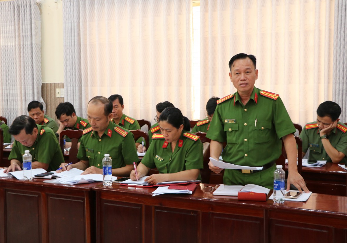 Công an tỉnh An Giang đề xuất phương án cắt giảm, đơn giản hóa thủ tục hành chính
