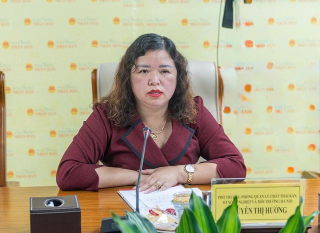 B&agrave; Nguyễn Thị Hưởng ph&aacute;t biểu