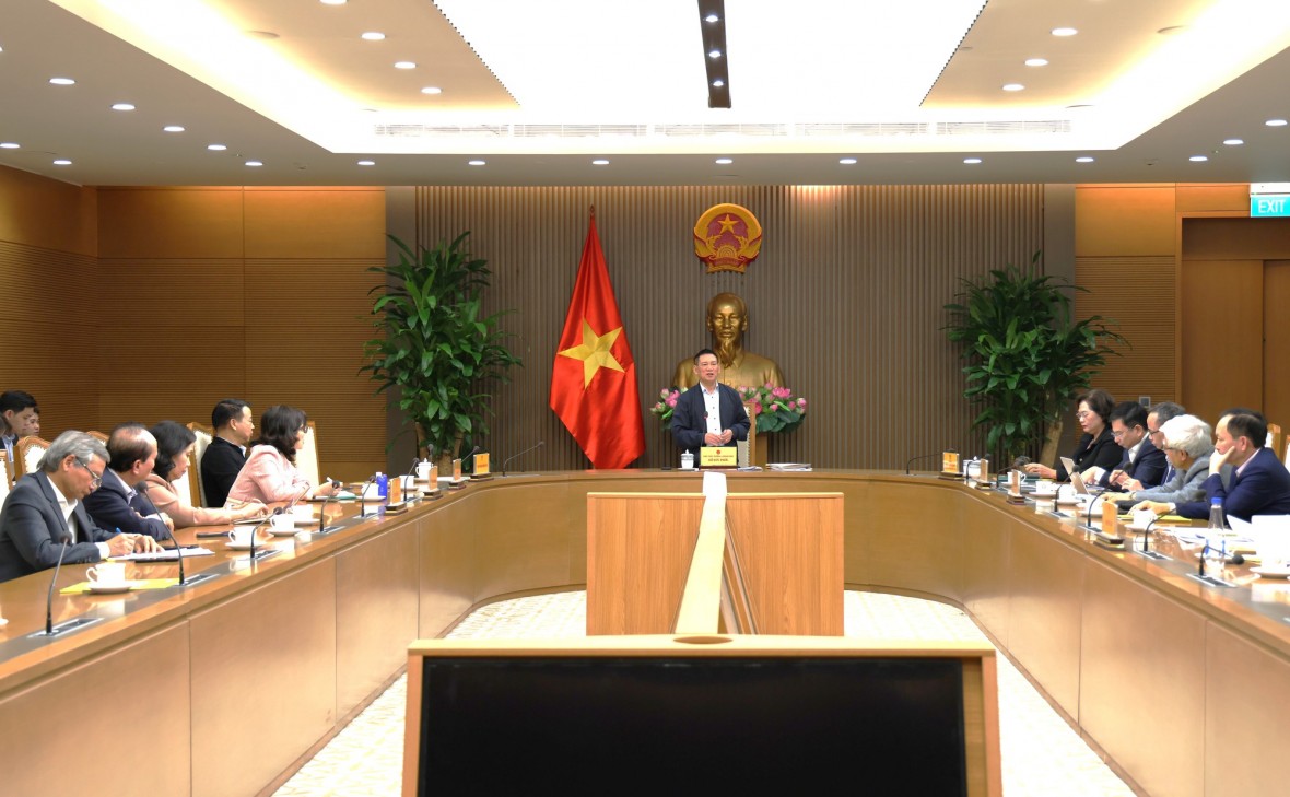 Phó Thủ tướng Hồ Đức Phớc chủ trì cuộc họp Hội đồng Tư vấn chính sách tài chính, tiền tệ Quốc gia