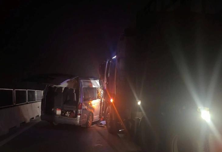 Hiện trường vụ tai nạn thương tâm - Ảnh D.A Hiện trường vụ tai nạn thương tâm - Ảnh D.A