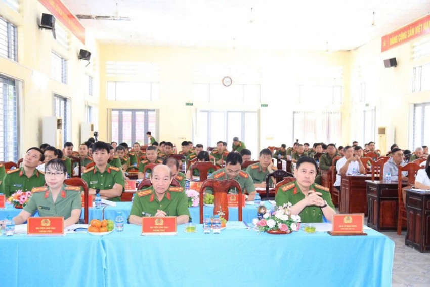 Công an xã Dầu Giây tổng kết công tác năm 2025, triển khai nhiệm vụ trọng tâm năm 2026