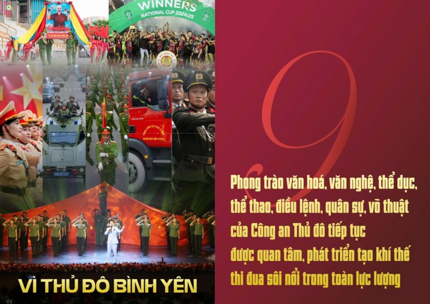 10 dấu ấn tiêu biểu của Công an Thành phố Hà Nội năm 2025