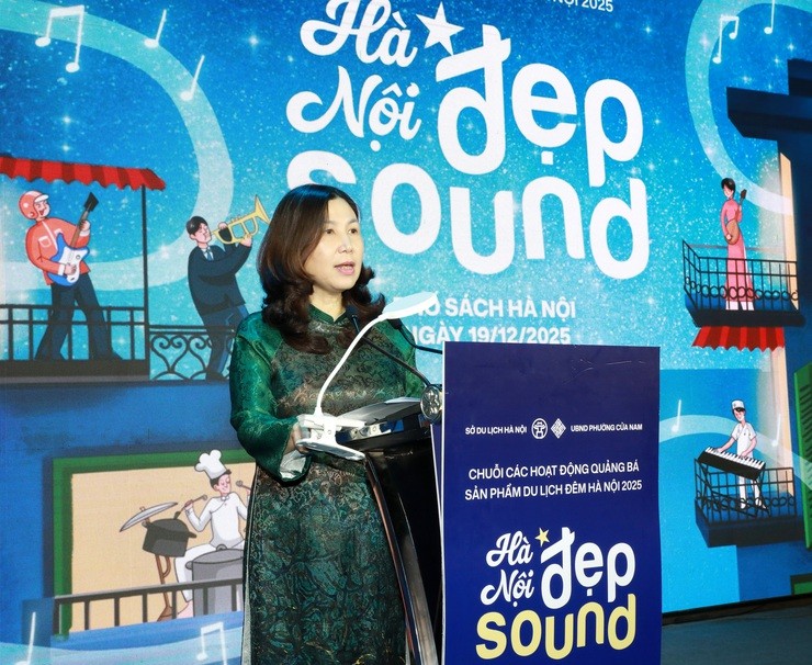 Giám đốc Sở Du lịch Đặng Hương Giang phát biểu khai mạc sự kiện.