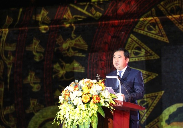 Ông Trần Đức Thắng, Bộ Trưởng Bộ Nông nghiệp và Môi trường phát biểu tại Festival OCOP Việt Nam 2025