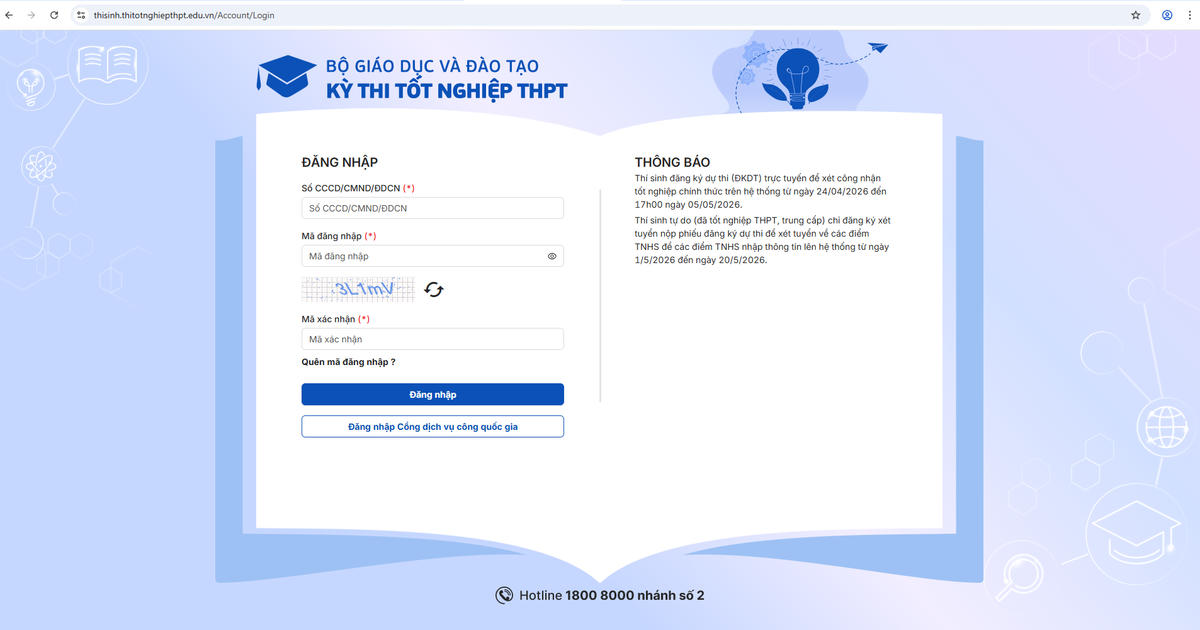 Hôm nay (5/5), hạn chót đăng ký dự thi tốt nghiệp THPT 2026
