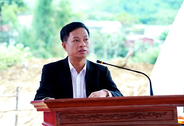 &Ocirc;ng Nguyễn Xu&acirc;n T&ugrave;ng, Ph&oacute; Tổng Gi&aacute;m đốc V&ugrave;ng trung du miền n&uacute;i ph&iacute;a Bắc Tập đo&agrave;n T&T Group ph&aacute;t biểu tại lễ khởi c&ocirc;ng &nbsp;