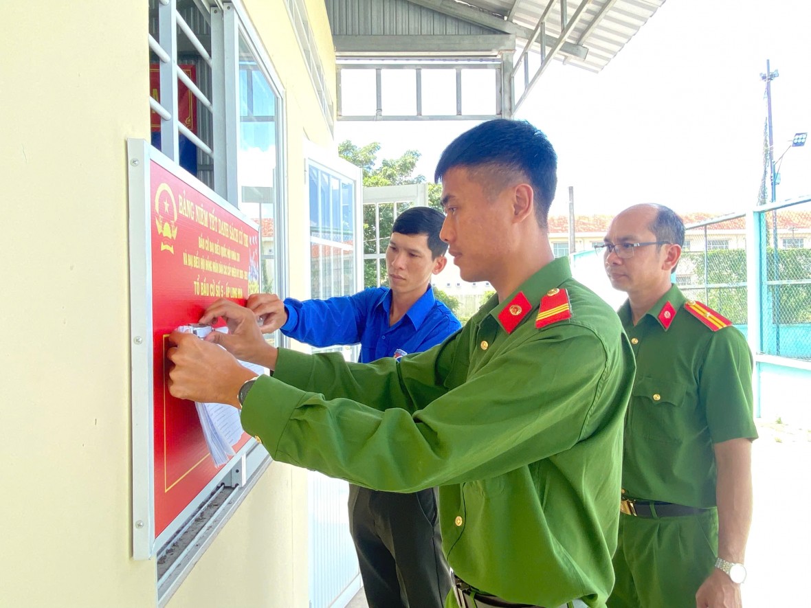 Công an Cà Mau chủ động, quyết liệt bảo đảm an ninh bầu cử đại biểu Quốc hội và HĐND các cấp