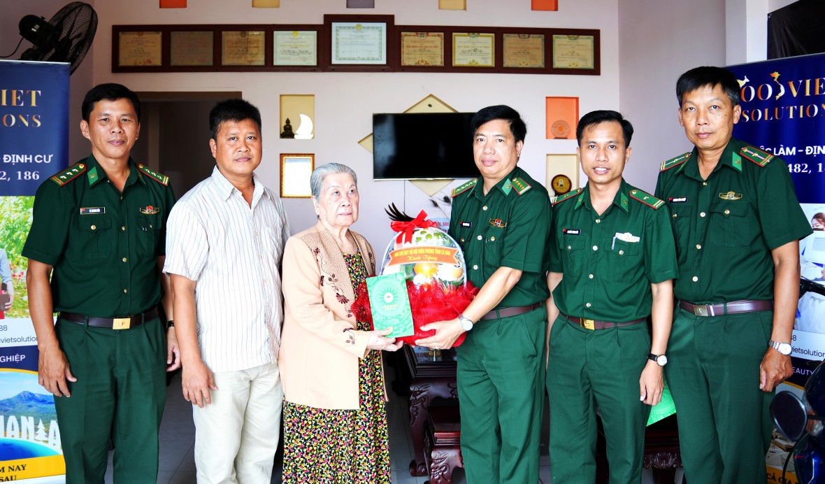 BĐBP Cà Mau tổ chức nhiều hoạt động chính sách kỷ niệm Ngày thành lập QĐNDVN