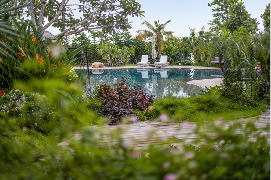 Vườn gia đình tại Retreat Forest- nơi kết nối thành viên gia đình và những hộ dân đồng điệu.