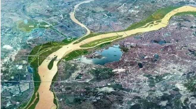Phối cảnh Quy hoạch phân khu đô thị sông Hồng.