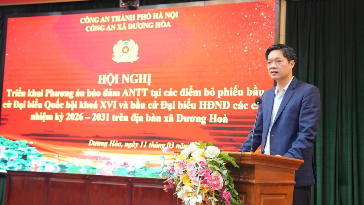 Công an xã Dương Hoà tăng cường công tác tuần tra đảm bảo an ninh trật tự các điểm bỏ phiếu, bầu cử Công an xã Dương Hoà tăng cường công tác tuần tra đảm bảo an ninh trật tự các điểm bỏ phiếu, bầu cử