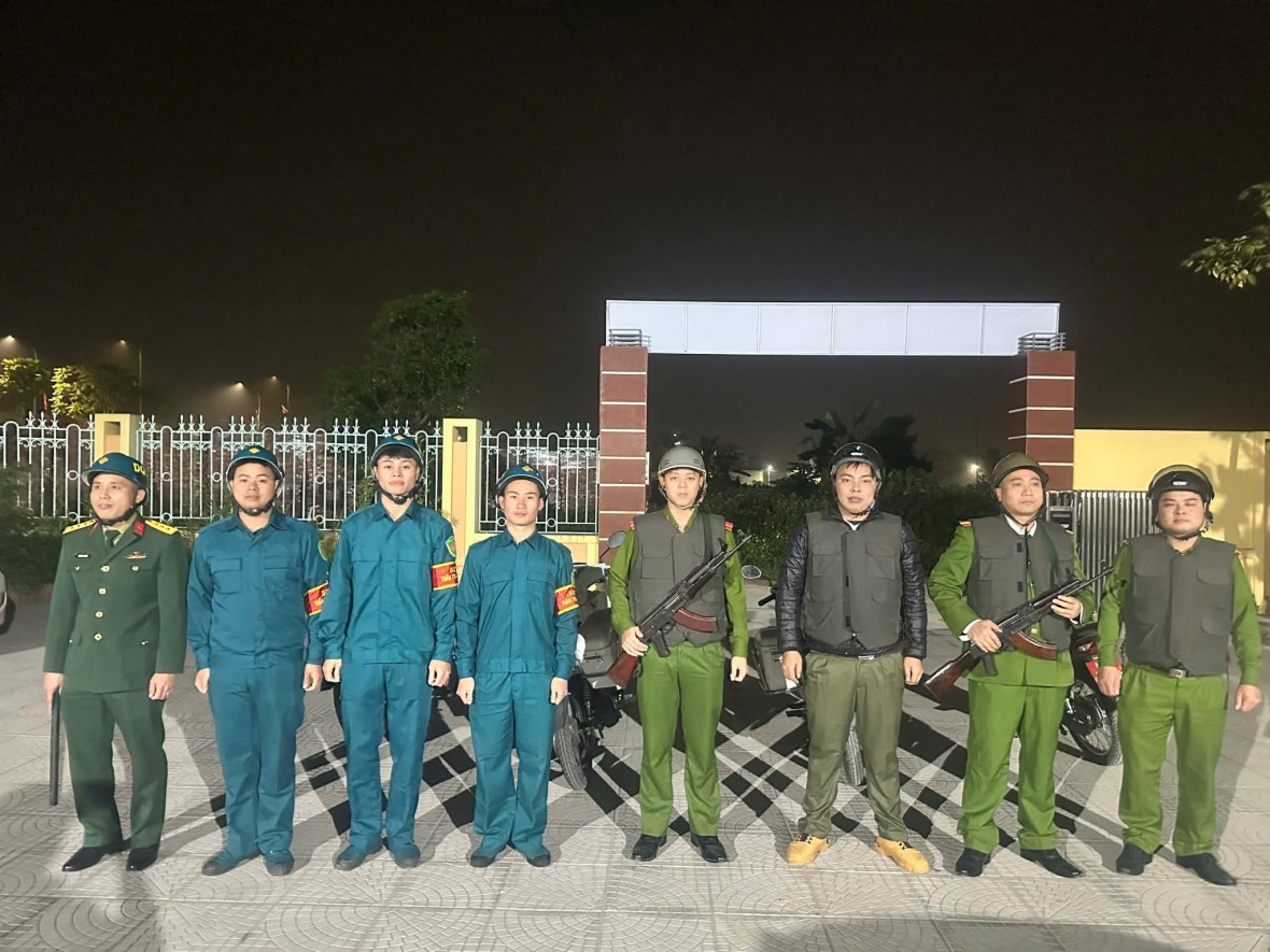 Công an xã Dương Hoà tăng cường công tác tuần tra đảm bảo an ninh trật tự các điểm bỏ phiếu, bầu cử Công an xã Dương Hoà tăng cường công tác tuần tra đảm bảo an ninh trật tự các điểm bỏ phiếu, bầu cử